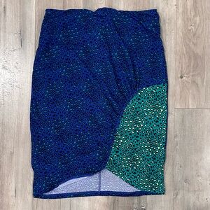 BOLD elements Vibrant Blue and Green Skirt